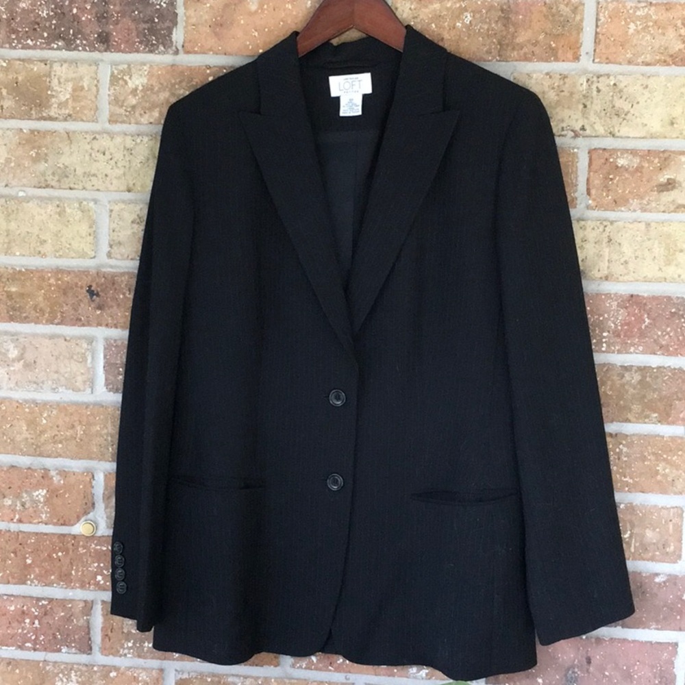 LOFT Pin Stripe Jacket Blazer